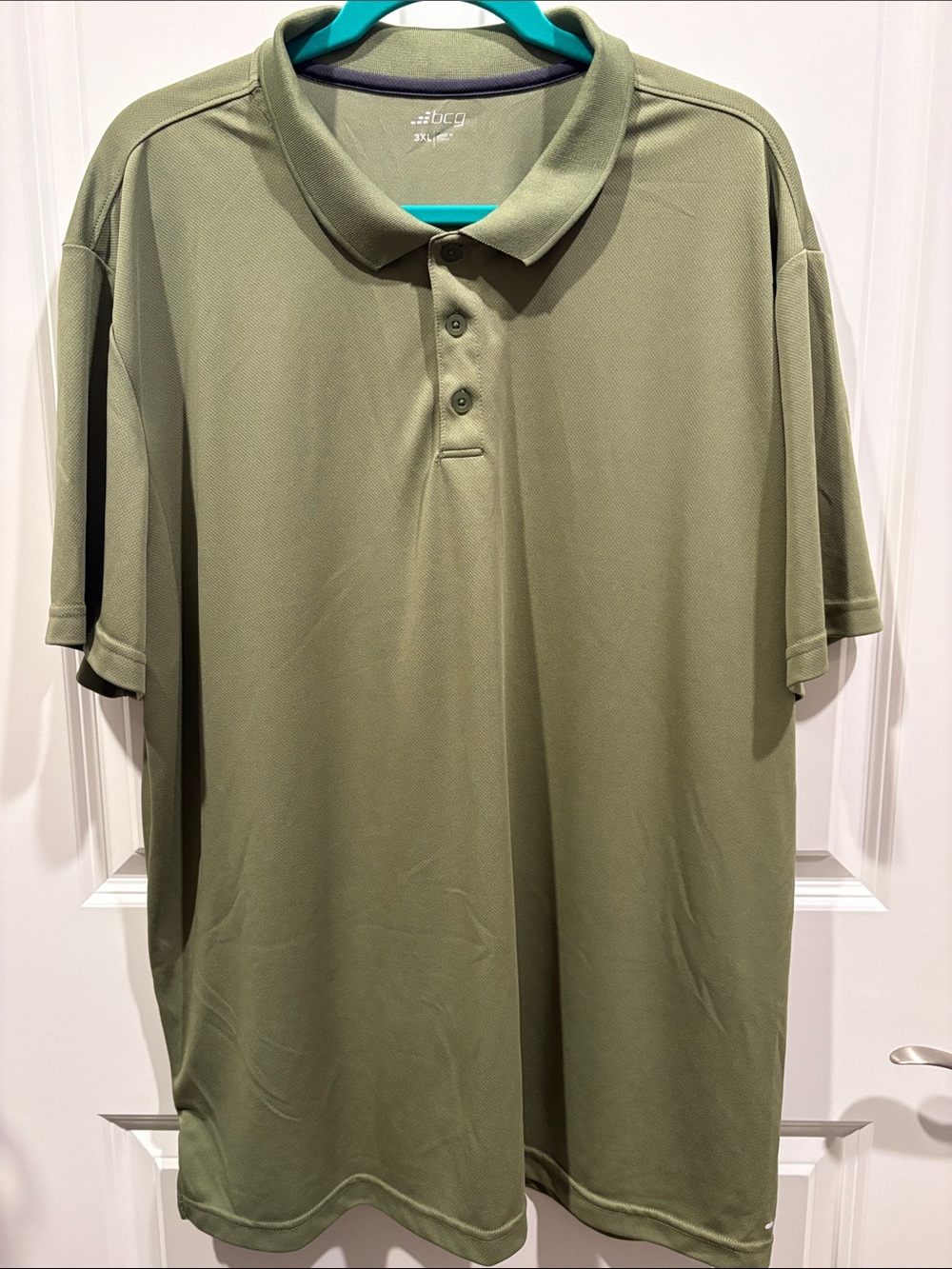 bcg Olive Green Short-Sleeve Polo Shirt